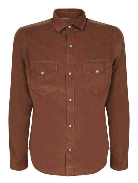 27FW 카날리 긴팔 셔츠 CSL7066 GM03361 501 Brown