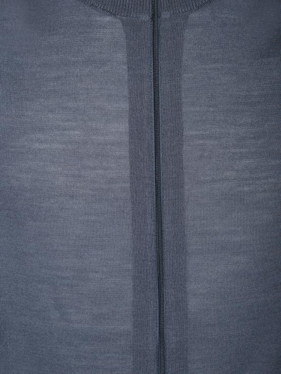 27FW 폴 스미스 집업 니트 M1R972Z W03154 43 Blue - PAUL SMITH