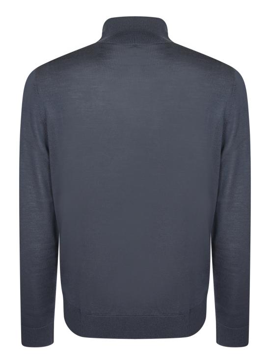 27FW 폴 스미스 집업 니트 M1R972Z W03154 43 Blue - PAUL SMITH