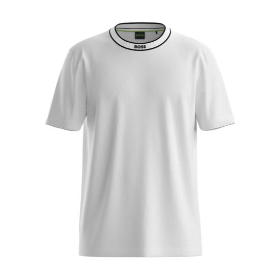 26FW 보스 반팔 티셔츠 50554862 100 WHITE