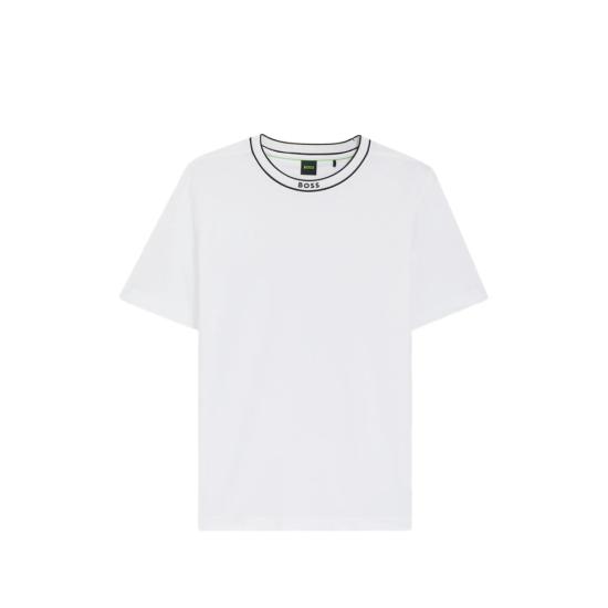 26FW 보스 반팔 티셔츠 50554862 100 WHITE