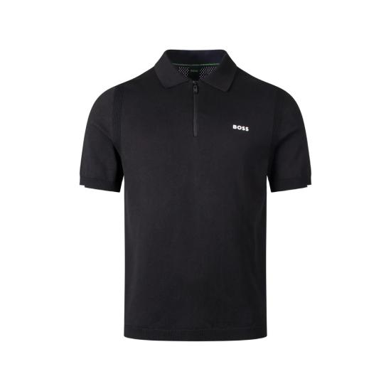 26FW 보스 반팔 티셔츠 50558344 001 BLACK