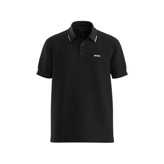 26FW 보스 폴로 티셔츠 50564779 001 BLACK