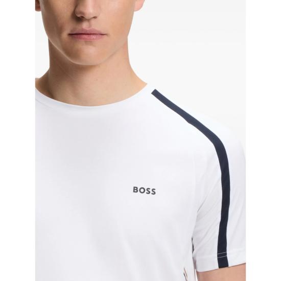 26FW 보스 트레이닝 티셔츠 50564786 100 WHITE - BOSS