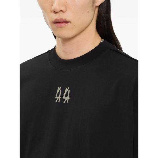 26FW 44레이블 반팔 티셔츠 B0030670 FA706 P839 BLACK - 44 LABEL