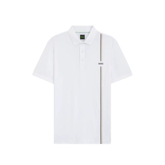 26FW 보스 폴로 티셔츠 50563363 100 WHITE