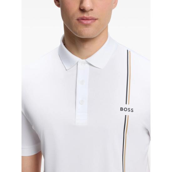 26FW 보스 폴로 티셔츠 50563363 100 WHITE - BOSS