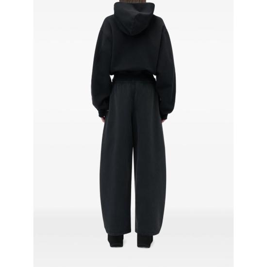 26FW 알렉산더 왕 후드 티셔츠 1CC4262799 011 BLACK - ALEXANDER WANG
