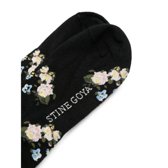 26FW 스티네 고야 양말 SGA047 2289 FLOWE BLACK - STINE GOYA