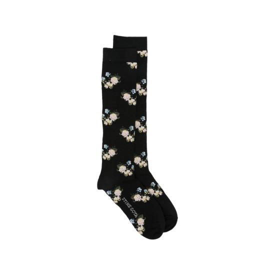 26FW 스티네 고야 양말 SGA047 2289 FLOWE BLACK