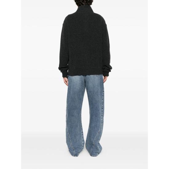 26FW JW앤더슨 집업 니트 KW1481 YN0542 925 GREY - JW ANDERSON