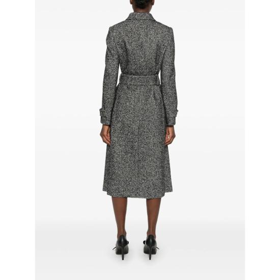 26FW 돌체앤가바나 코트 F0W7TT FCZAE S8030 GREY WHITE - DOLCE & GABBANA