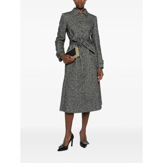 26FW 돌체앤가바나 코트 F0W7TT FCZAE S8030 GREY WHITE - DOLCE & GABBANA