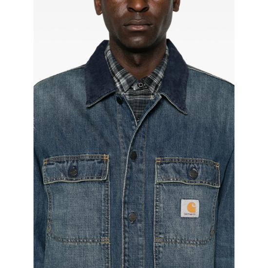 26FW 칼하트 데님 자켓 I037532 4534Q BLUE - CARHARTT