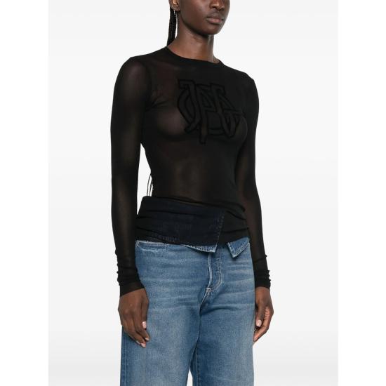 26FW 장 폴 고티에 긴팔 티셔츠 TO541 M000 00 BLUE - JEAN PAUL GAULTIER