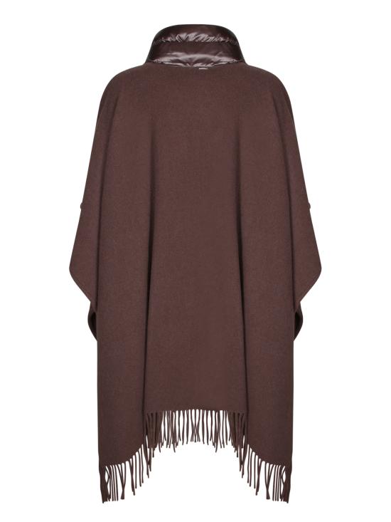 27FW 에르노 퀼티드 포켓 판초 GC00066DR 33395 8810 Brown - HERNO