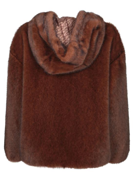 27FW 에르노 멜란지 얼터너티브 밍크 퍼 보머 자켓 GI000318D 12739 8800 Brown - HERNO