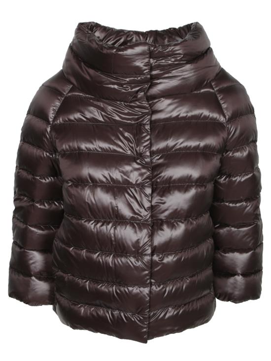 27FW 에르노 소피아 레귤러 핏 케이프 다운 자켓 PI0046DIC 12017Z 8800 Brown