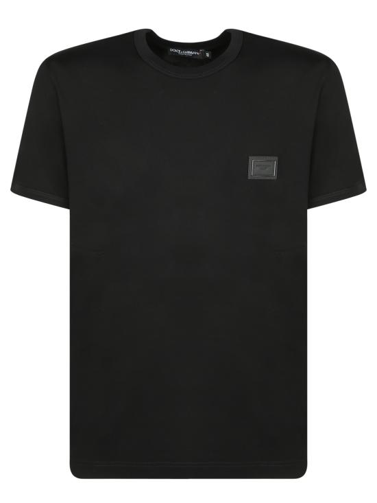 27FW 돌체앤가바나 반팔 티셔츠 G8PV1T G7Q1Q N0000 Black