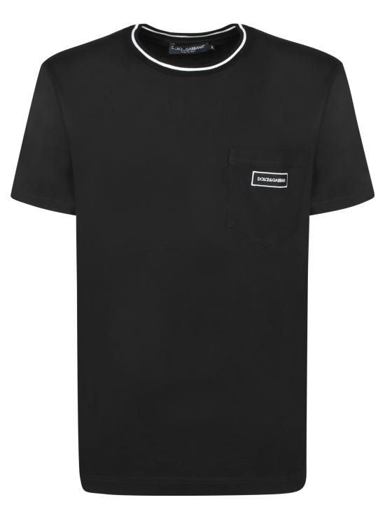 27FW 돌체앤가바나 반팔 티셔츠 G8RA2Z G7Q2P N0000 Black
