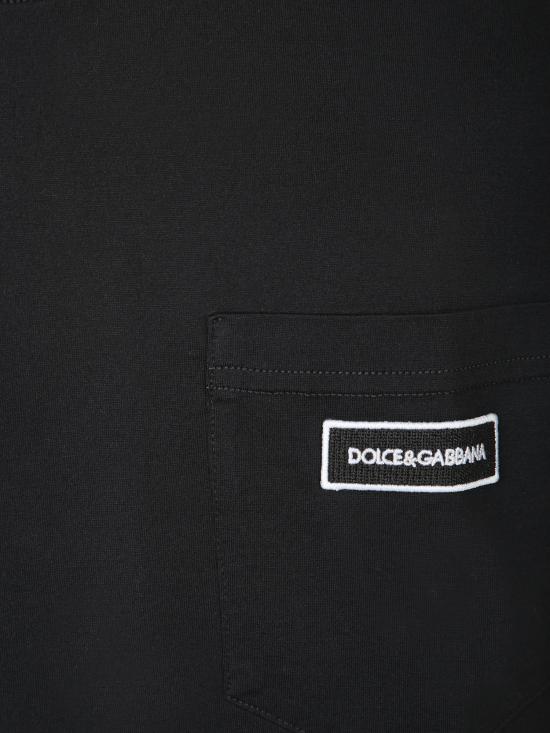 27FW 돌체앤가바나 반팔 티셔츠 G8RA2Z G7Q2P N0000 Black - DOLCE & GABBANA