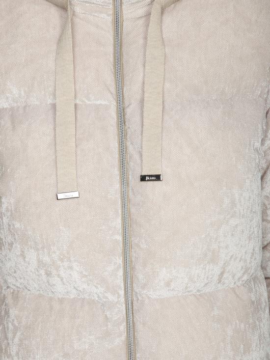 27FW 에르노 숏패딩 PI00176DR 12904 1985 Beige - HERNO