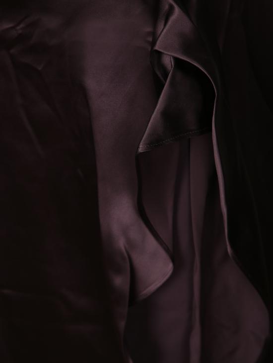 27FW 아크네 스튜디오 샤이니 새틴 슬립 드레스 샤이니 새틴 슬립 드레스 A20963 ADM Brown - ACNE STUDIOS