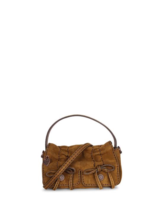 27FW 아크네 스튜디오 멀티포켓 스웨이드 마이크로 백 C10265 295 Brown