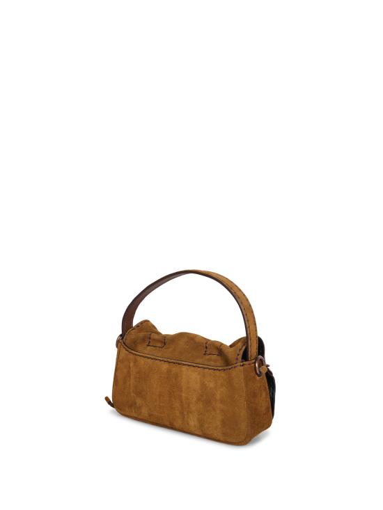 27FW 아크네 스튜디오 멀티포켓 스웨이드 마이크로 백 C10265 295 Brown - ACNE STUDIOS