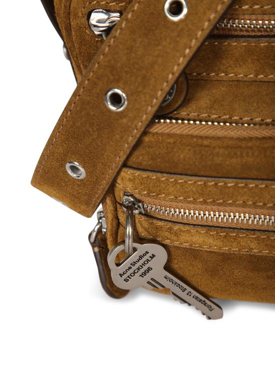 27FW 아크네 스튜디오 카메로 파티 스웨이드 백 C10284 295 Brown - ACNE STUDIOS