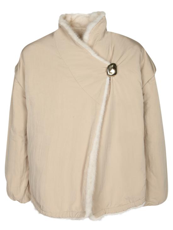 27FW 몽클레어 무스탕 L20931A000 79 599CC 20J Beige - MONCLER
