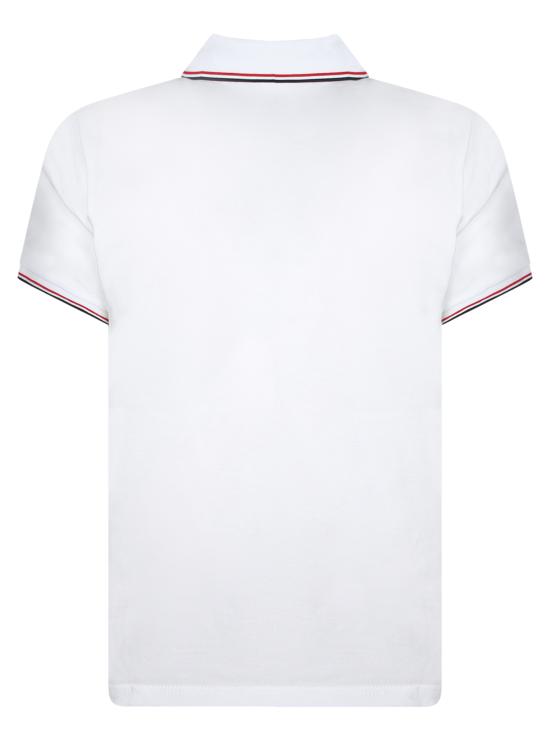 27FW 몽클레어 폴로 티셔츠 L20918A703 00 84556 001 White - MONCLER