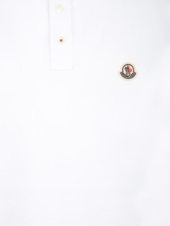 27FW 몽클레어 폴로 티셔츠 L20918A703 00 84556 001 White - MONCLER