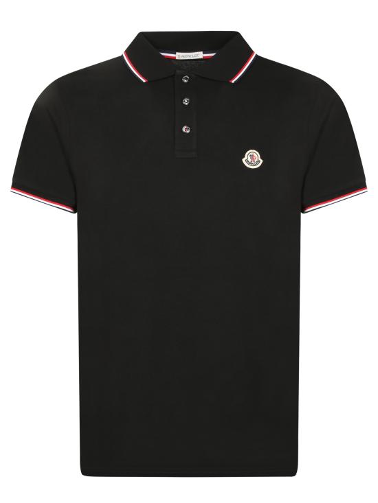 27FW 몽클레어 폴로 티셔츠 L20918A703 00 84556 999 Black