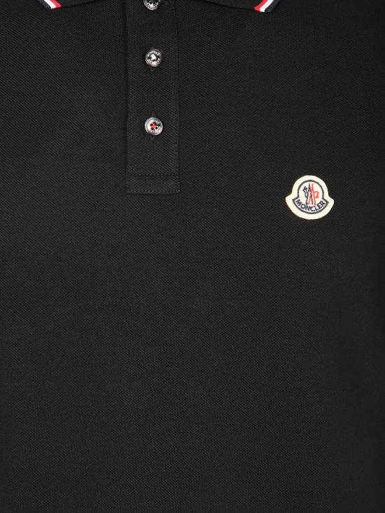 27FW 몽클레어 폴로 티셔츠 L20918A703 00 84556 999 Black - MONCLER
