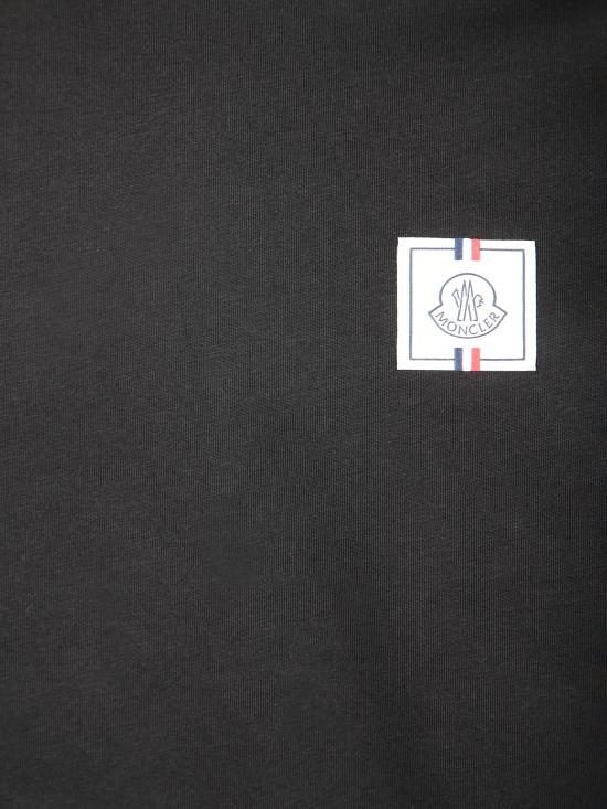 27FW 몽클레어 긴팔 티셔츠 L20918D000 13 89B8Q 999 Black - MONCLER