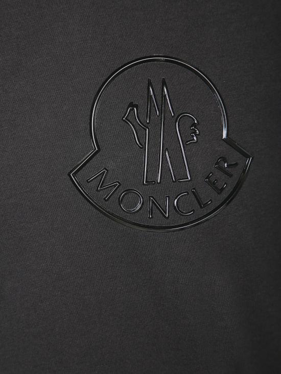 27FW 몽클레어 반팔 티셔츠 L20918C000 37 89AYW 999 Black - MONCLER