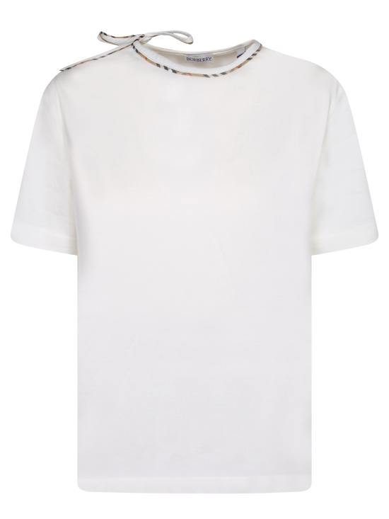 27FW 버버리 반팔 티셔츠 8127210 B7078 White