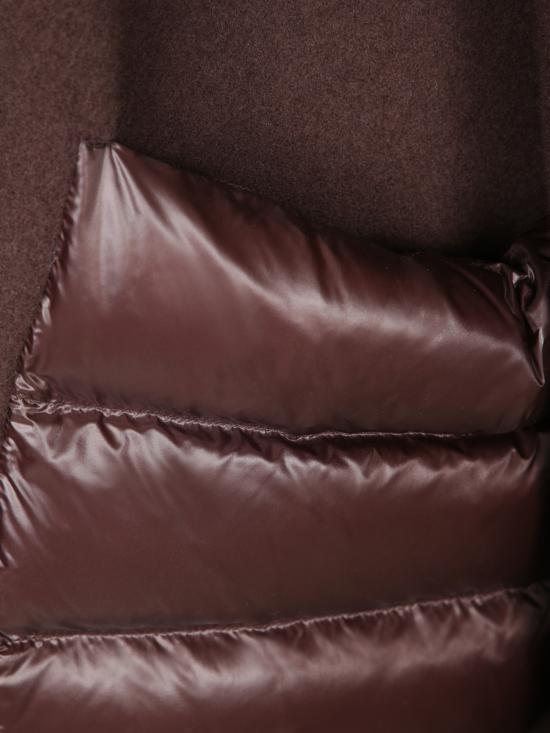 27FW 에르노 퀼티드 포켓 판초 GC00066DR 33395 8810 Brown - HERNO
