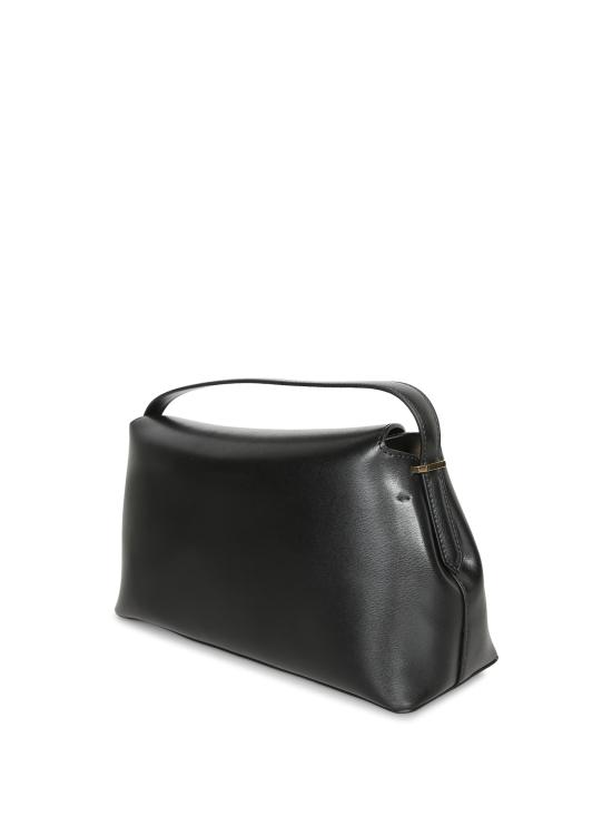 27FW 토템 T락 탑 핸들 백 234WLGBG41 7LE0025 001 Black - TOTEME