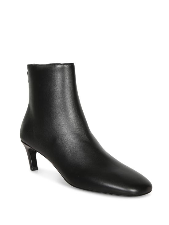27FW 토템 스틸레토 힐 지퍼 앵클 부츠 263WAS0354 LE0231 001 Black - TOTEME