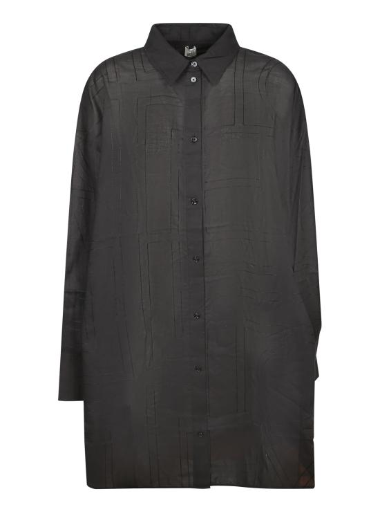 27FW 토템 블라우스 263WRD0254 FB0239 001 Black