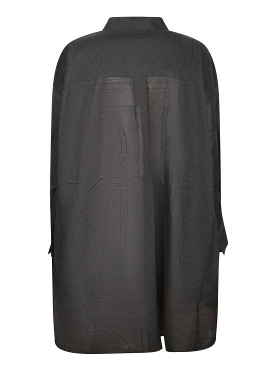 27FW 토템 블라우스 263WRD0254 FB0239 001 Black - TOTEME