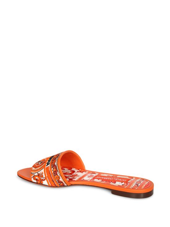 27FW 돌체앤가바나 뮬/슬리퍼 CQ0571 AV804 8W801 Orange - DOLCE & GABBANA