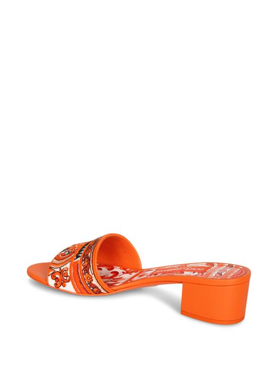 27FW 돌체앤가바나 뮬/슬리퍼 CR1748 AV804 8W801 Orange - DOLCE & GABBANA