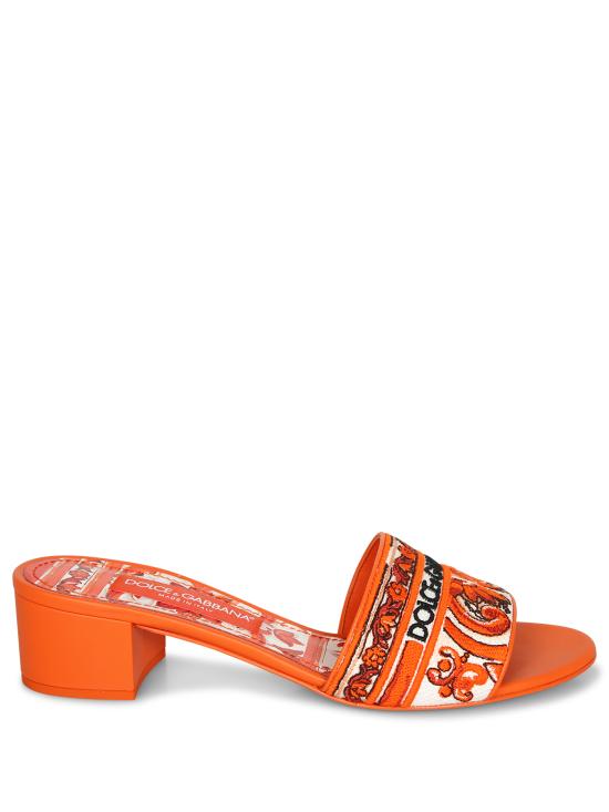 27FW 돌체앤가바나 뮬/슬리퍼 CR1748 AV804 8W801 Orange