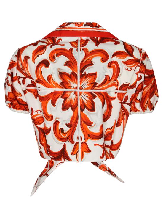 27FW 돌체앤가바나 블라우스 F5T66T GDDRD S9000 Orange - DOLCE & GABBANA
