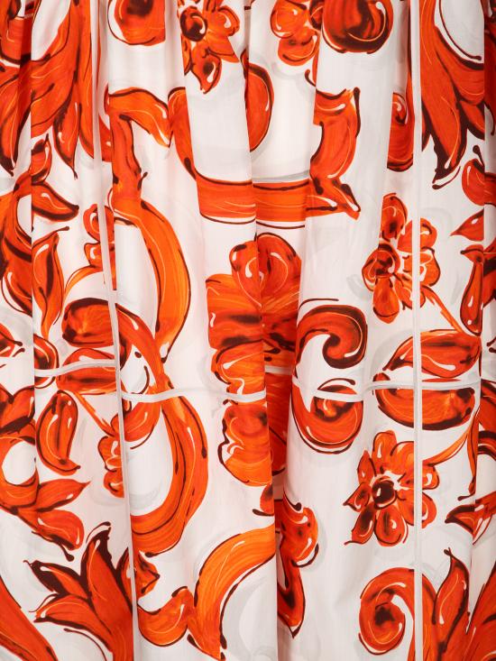 27FW 돌체앤가바나 숏 원피스 F6UT1T GDDRL S9000 Orange - DOLCE & GABBANA