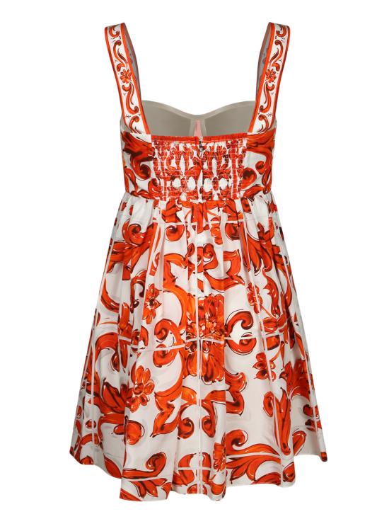 27FW 돌체앤가바나 숏 원피스 F6UT1T GDDRL S9000 Orange - DOLCE & GABBANA