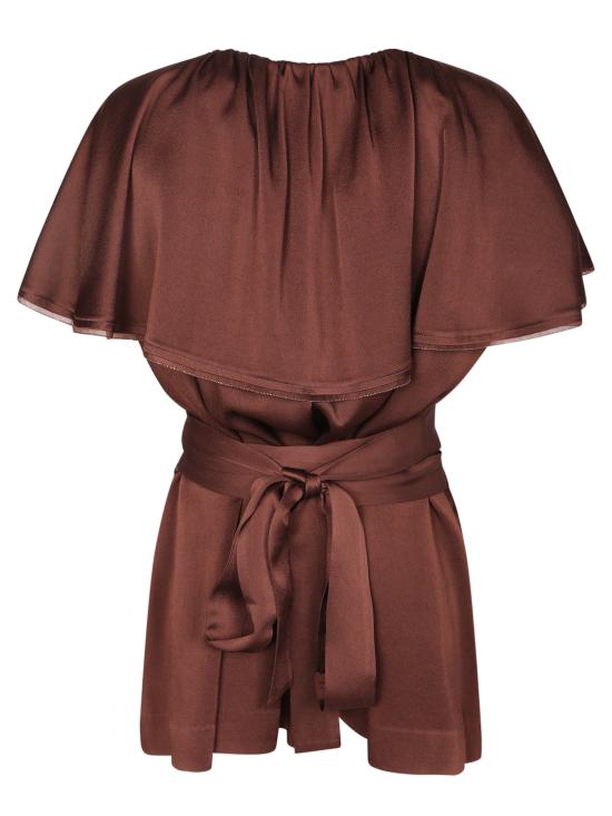 27FW 파비아나 필리피 블라우스 TPD216F259 M293 1269 Brown - FABIANA FILIPPI